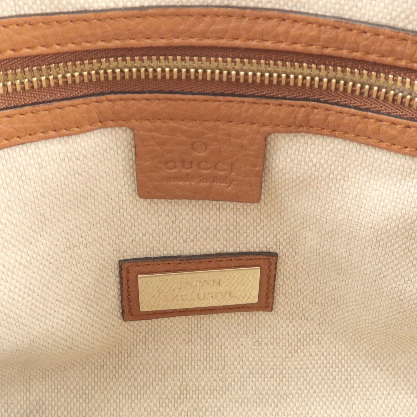 GUCCI SOHO Leather 2 Way Hand Bag Shoulder Bag Brown 336751