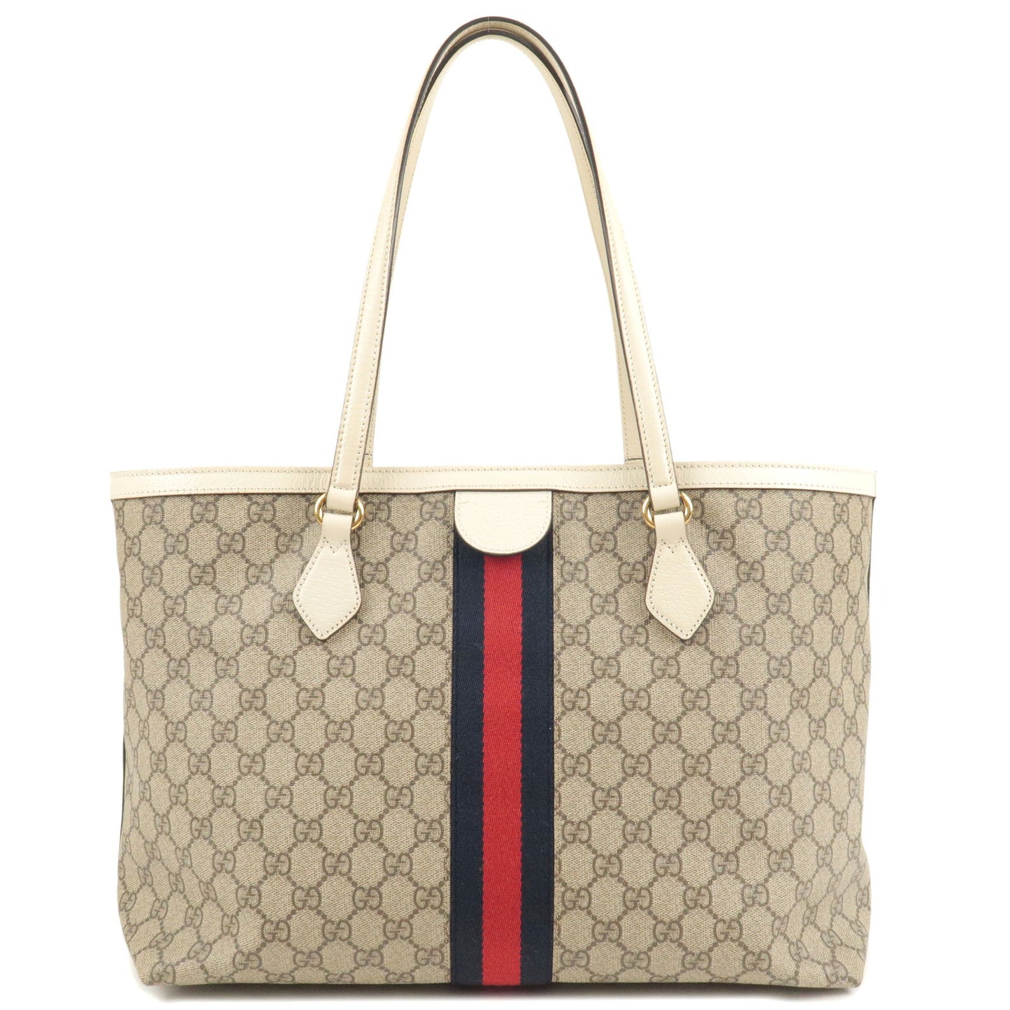 GUCCI Sherry Ophidia GG Supreme Leather Medium Tote Bag 631685