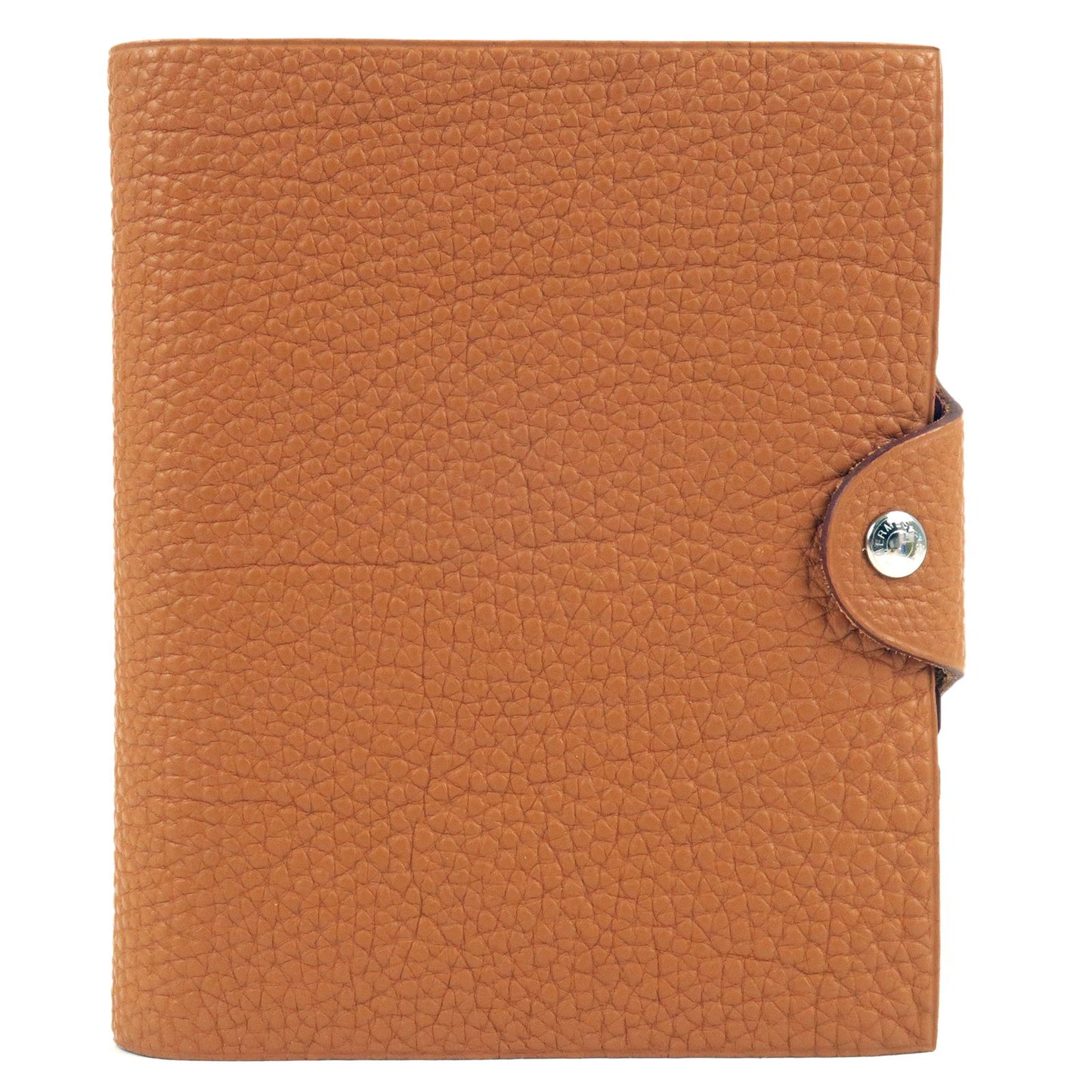 HERMES-Taurillon-Clemence-Ulysse-PM-Planner-Cover-Brown-J-Stamp
