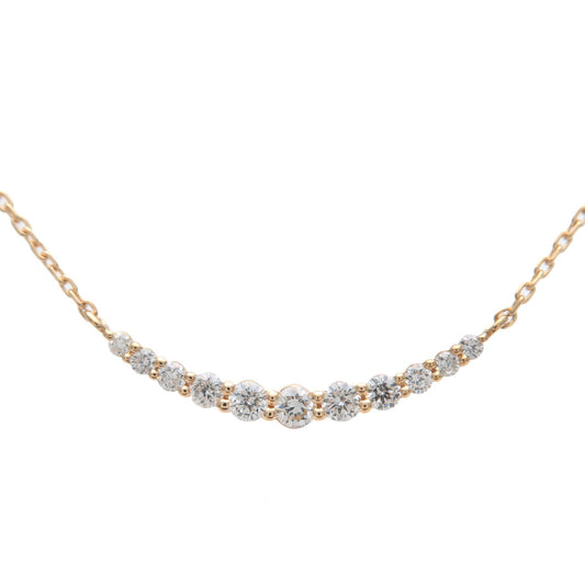 4℃-Diamond-Necklace-K18PG-750PG-Rose-Gold