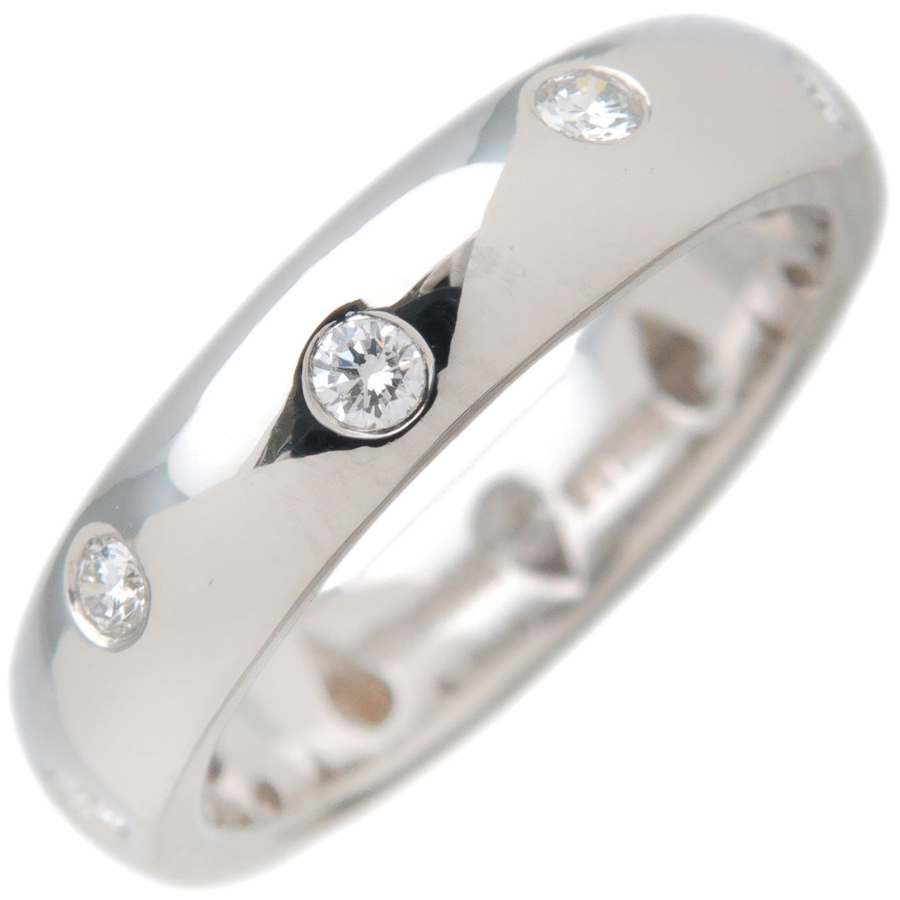 Tiffany&Co.-Dots-Ring-10P-Diamond-PT950-Platinum-US4.5-5-EU49
