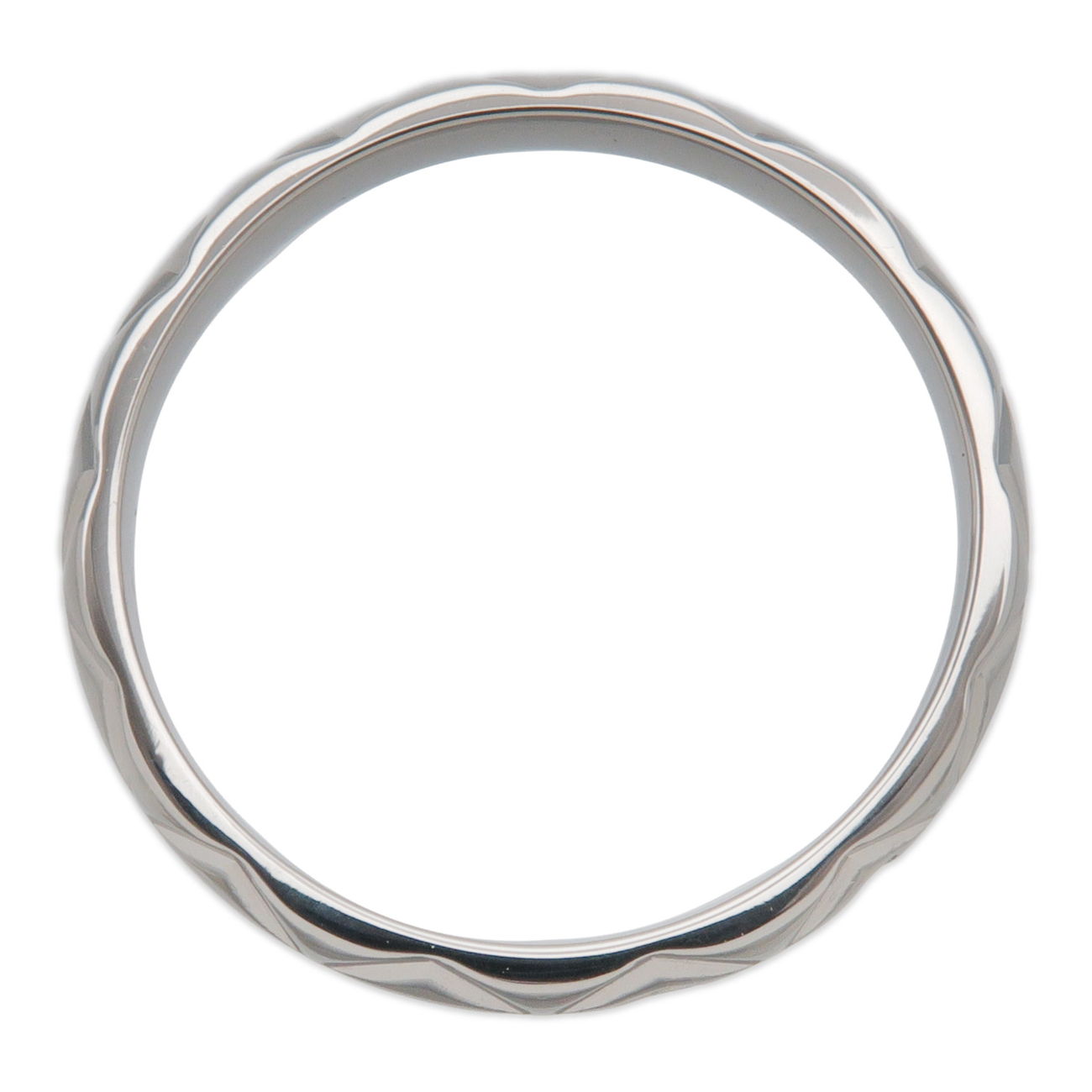 CHANEL Matelasse Ring Small PT950 Platinum #50 US11 EU49.5