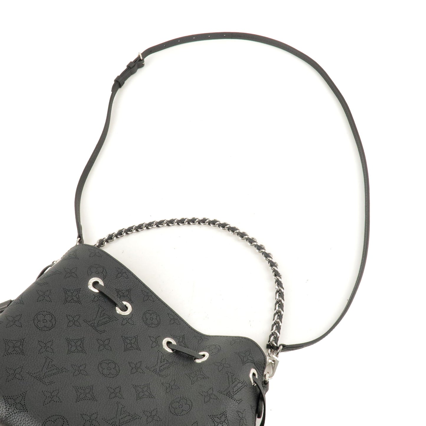 Louis Vuitton Monogram Mahina Bella 2Way Bag Noir M57070
