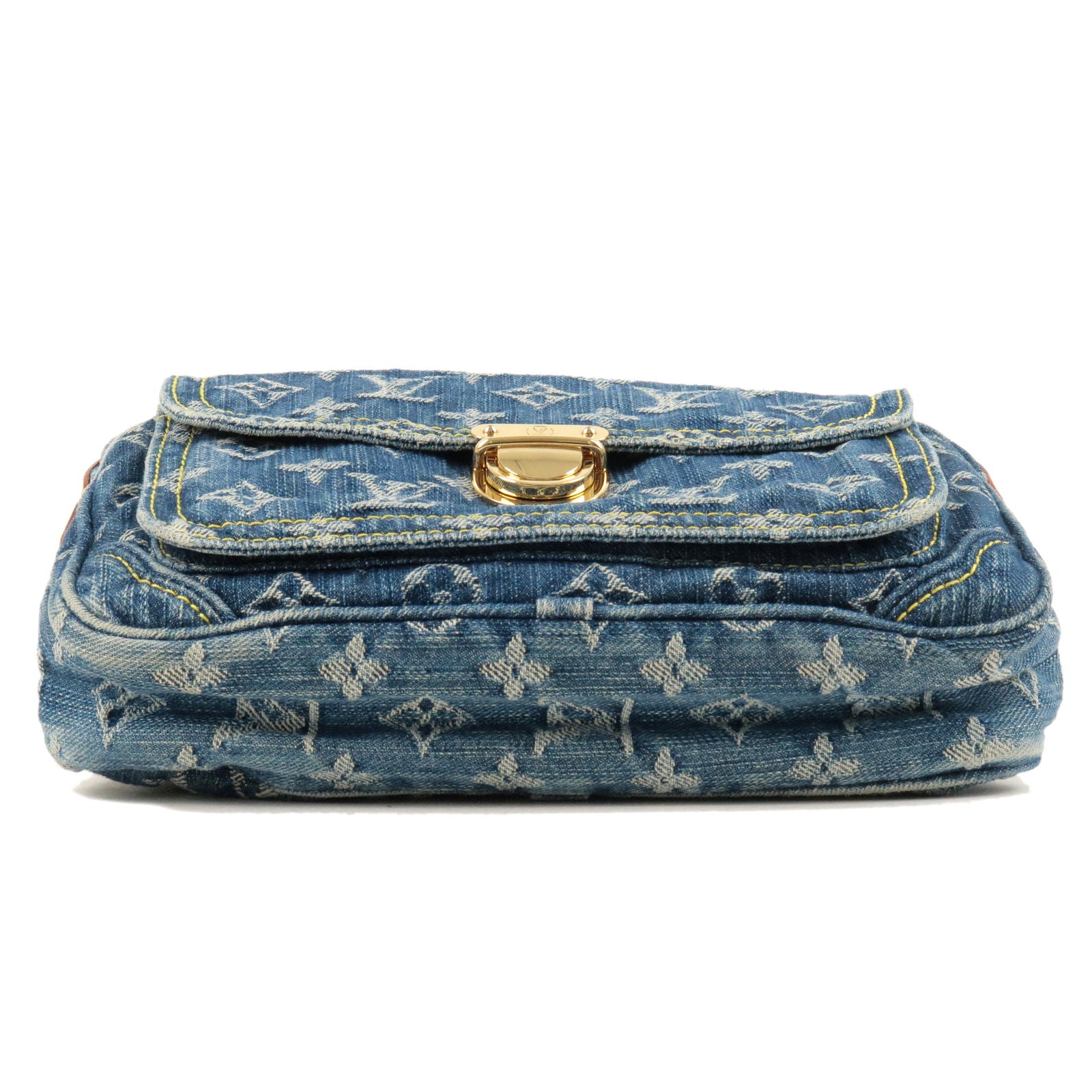 Louis-Vuitton-Monogram-Denim-Bumbag-Waist-Bag-Blue-M95347