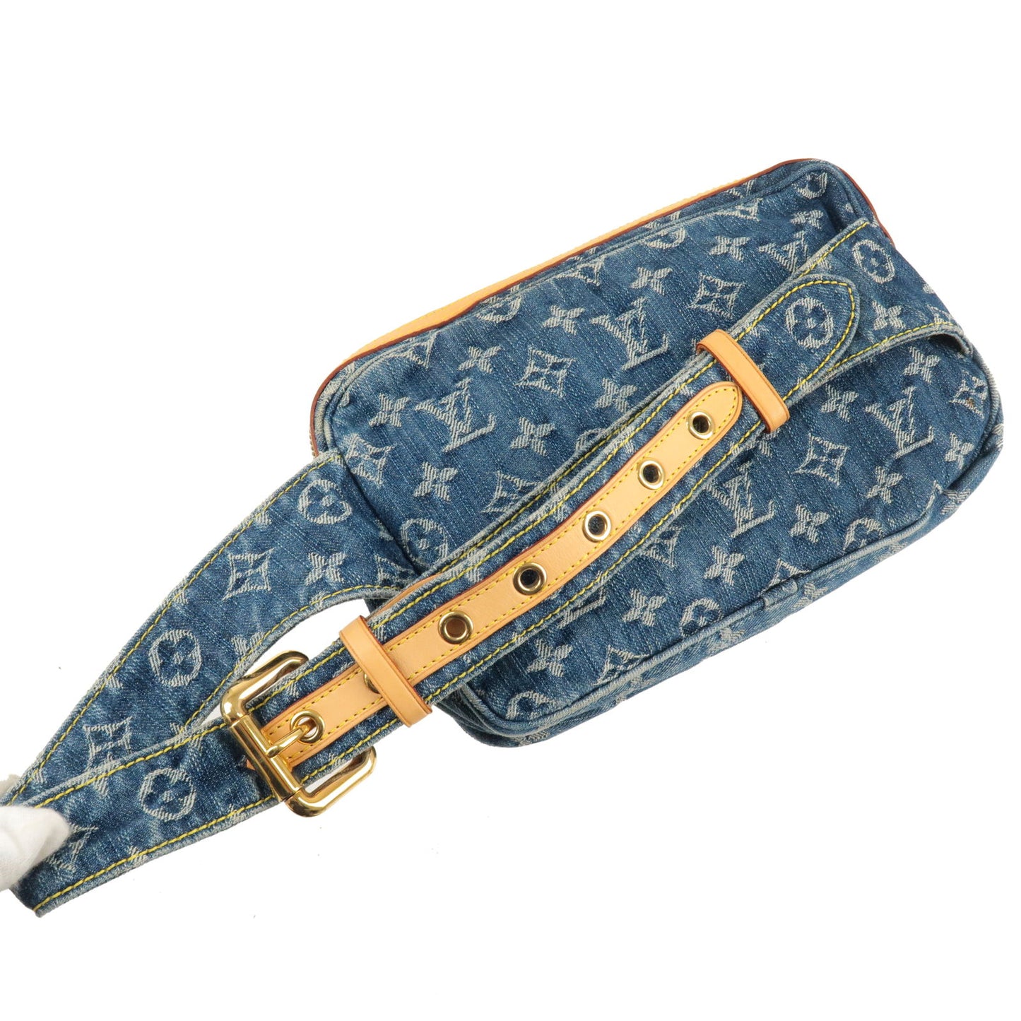 Louis+Vuitton+Bum+Bag+Belt+Bag+%26+Fanny+Pack+Small+Blue+Denim for