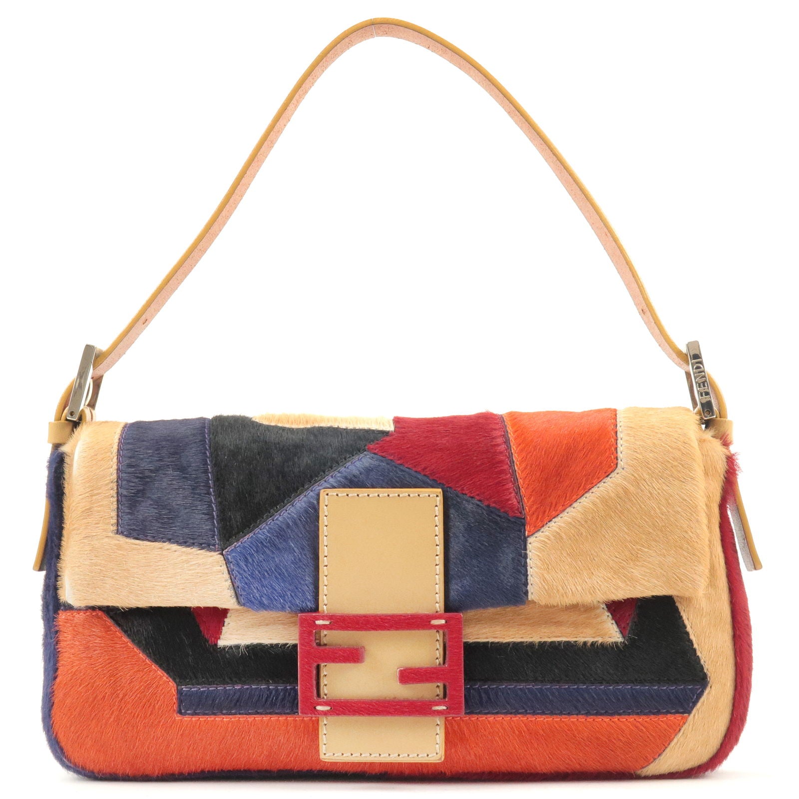 FENDI-Mamma-Baguette-Leather-Patchwork-Multi-Color-26424
