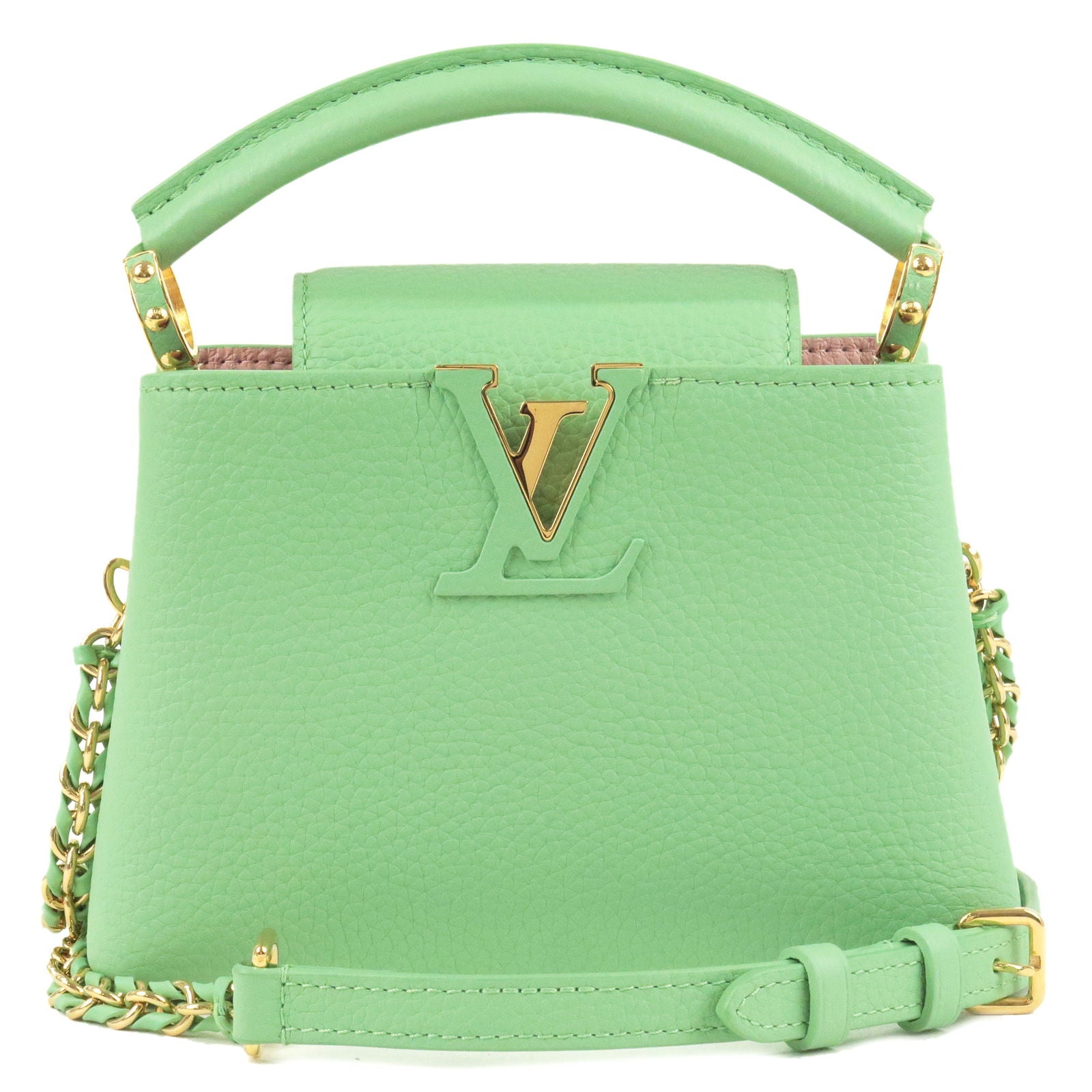 Louis-Vuitton-Capucines-Mini-2Way-Hand-Bag-Green-M59928