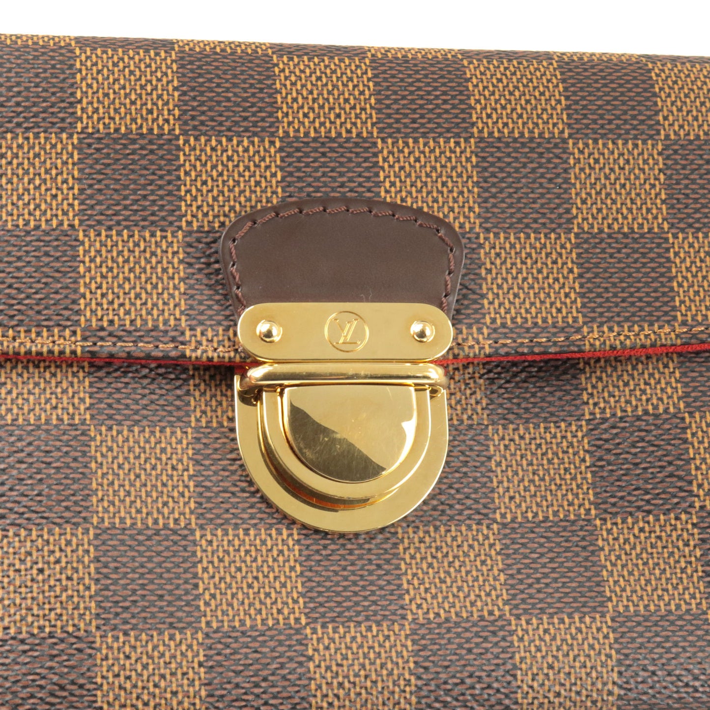 Louis Vuitton Damier Ravello PM Shoulder Bag Brown N60007