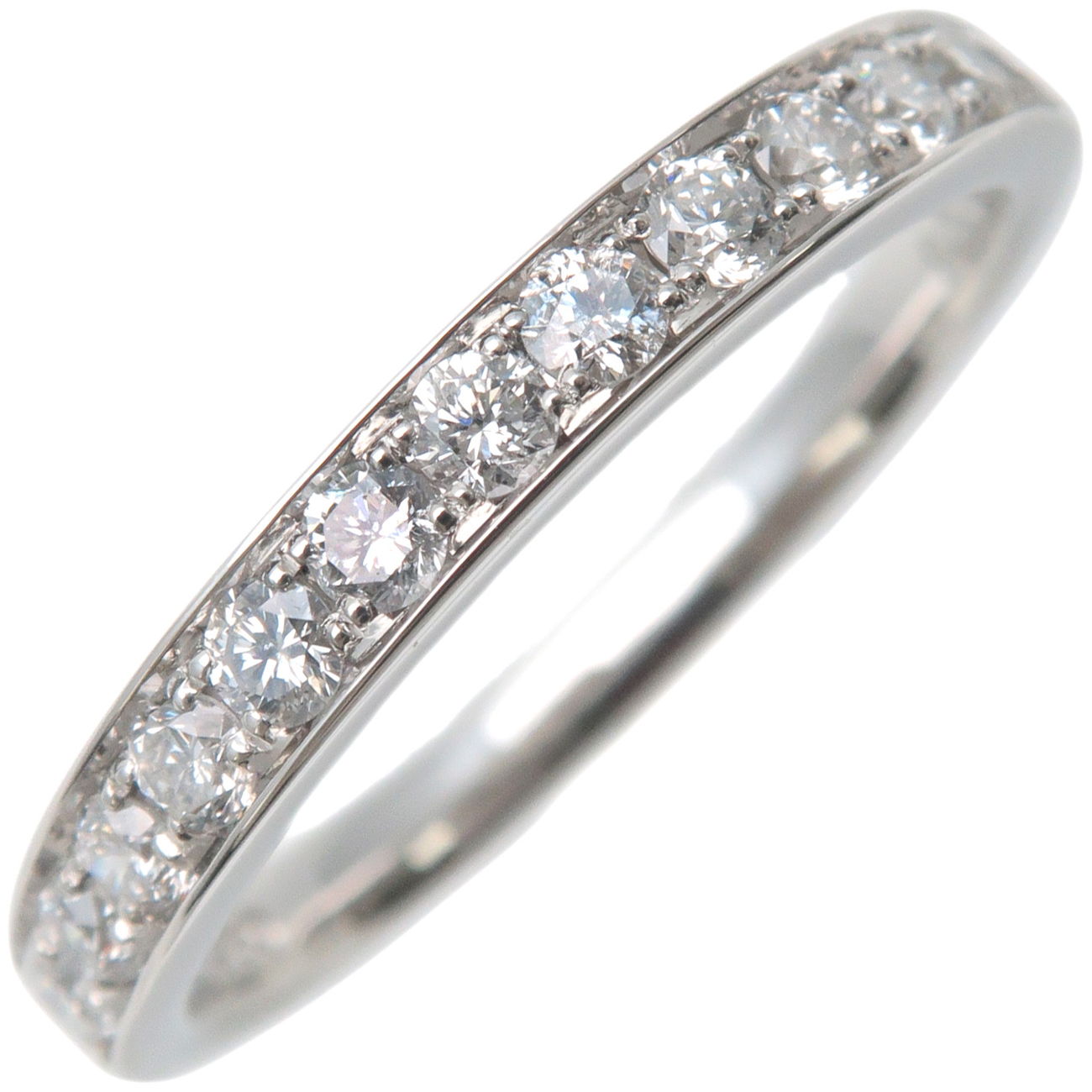 VENDOME-AOYAMA-Half-Eternity-Diamond-Ring-0.3ct-PT950-Platinum-US5