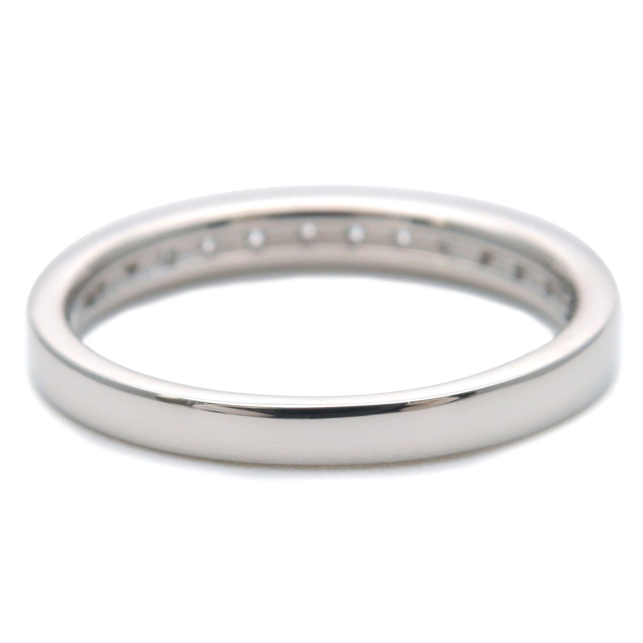 VENDOME AOYAMA Half Eternity Diamond Ring 0.3ct PT950 Platinum US5