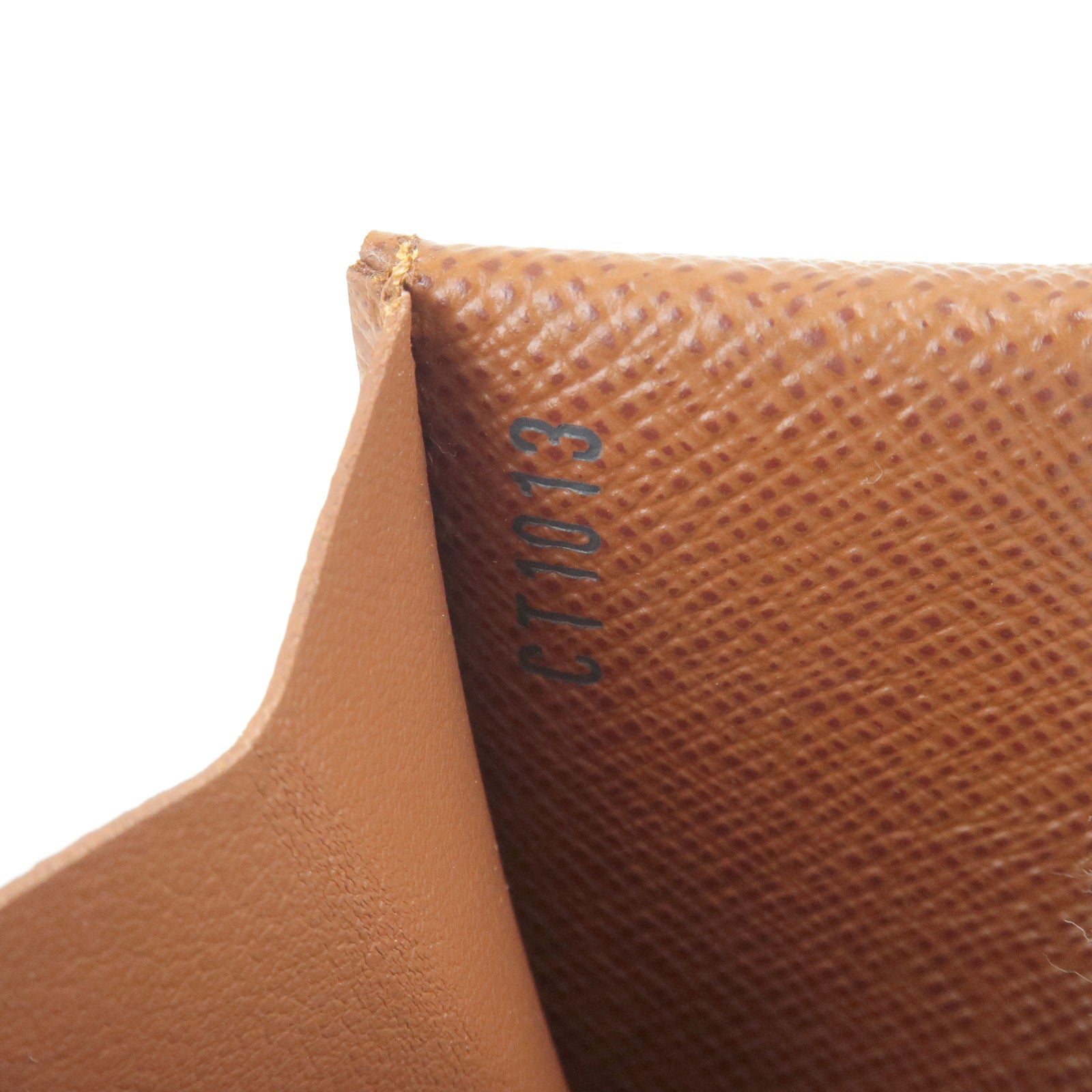 Louis Vuitton Pochette Cles Monogram Orange Brown for Men