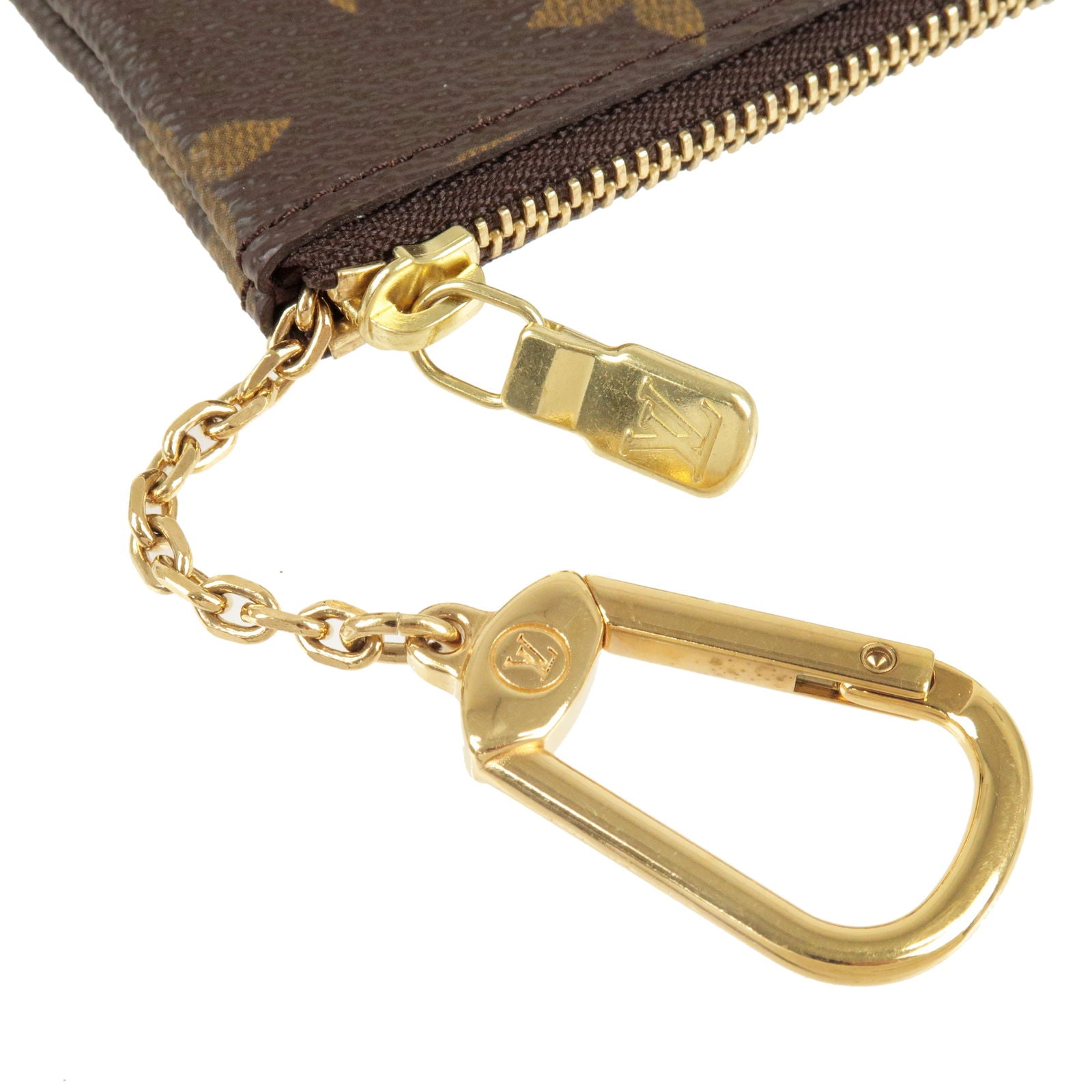 LOUIS VUITTON Pochette Cle key holder case M92655 Monogram