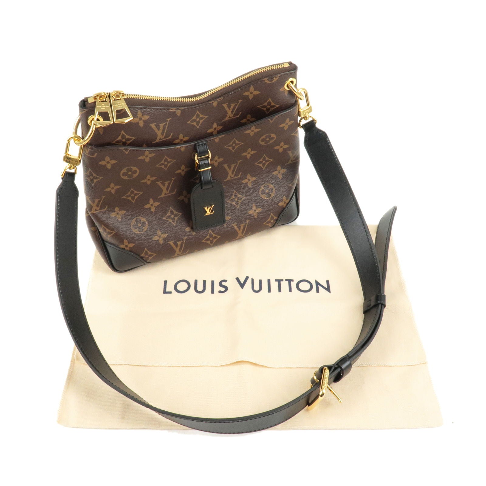PM - Bag - Noir - Crossbody - ep_vintage luxury Store - Louis