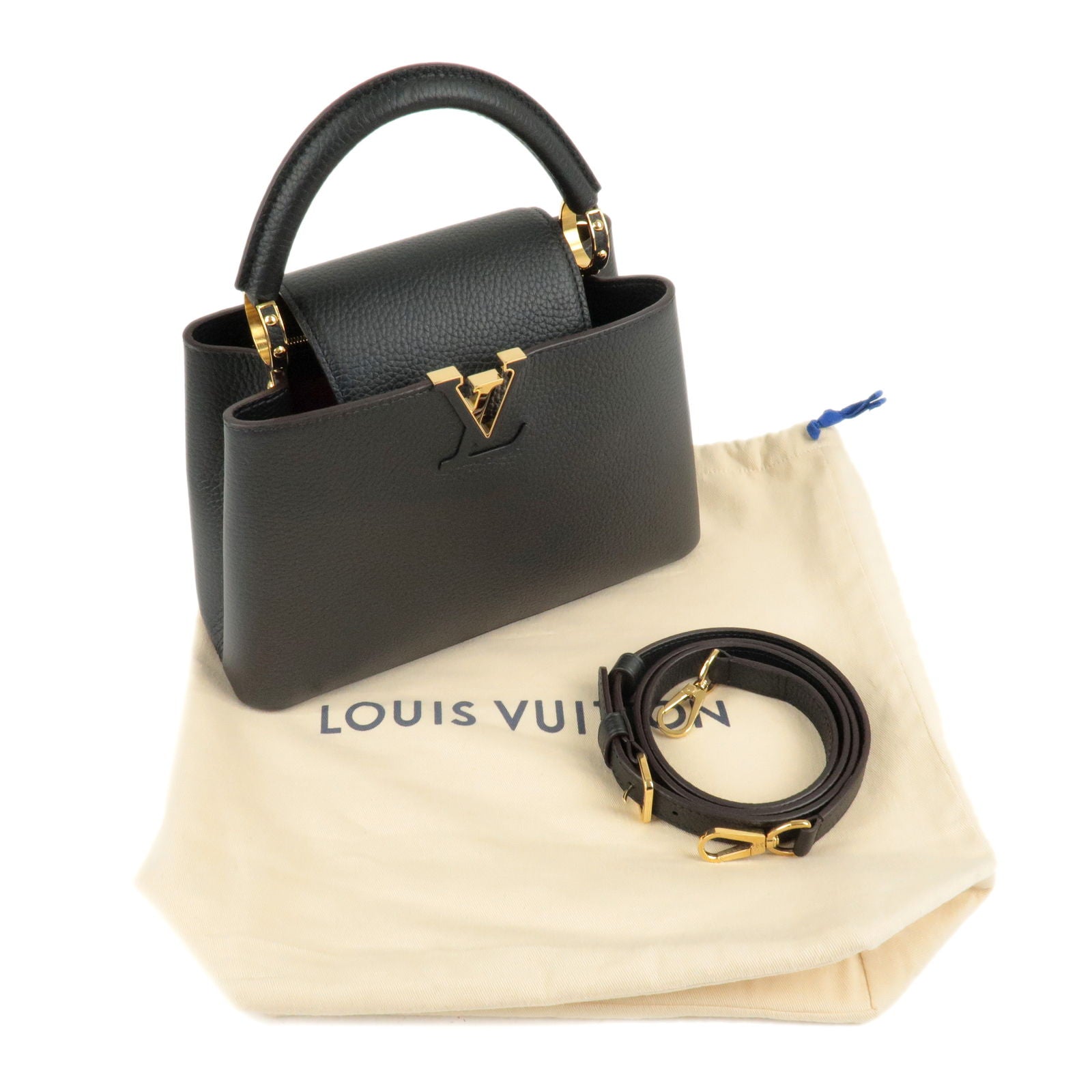 Louis Vuitton Taurillon Capucines Bb