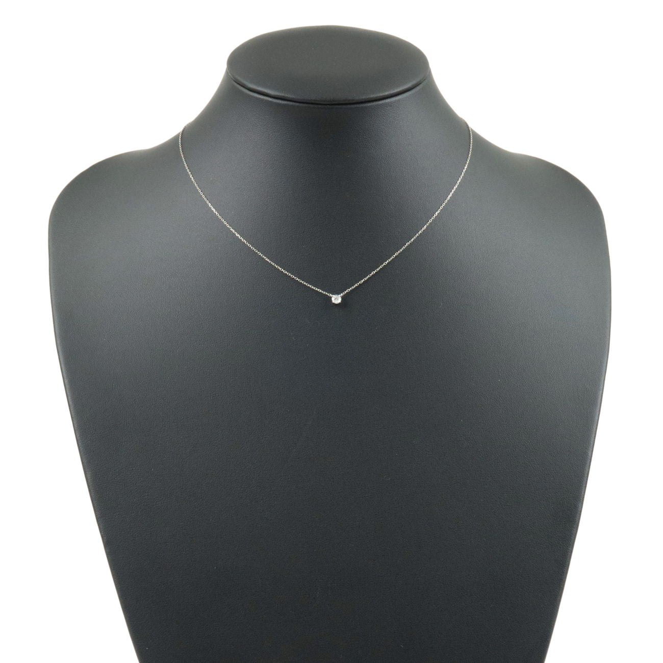 4℃-1P-Diamond-Necklace-0.168ct-PT850-Platinum – Mindarie-wa luxury