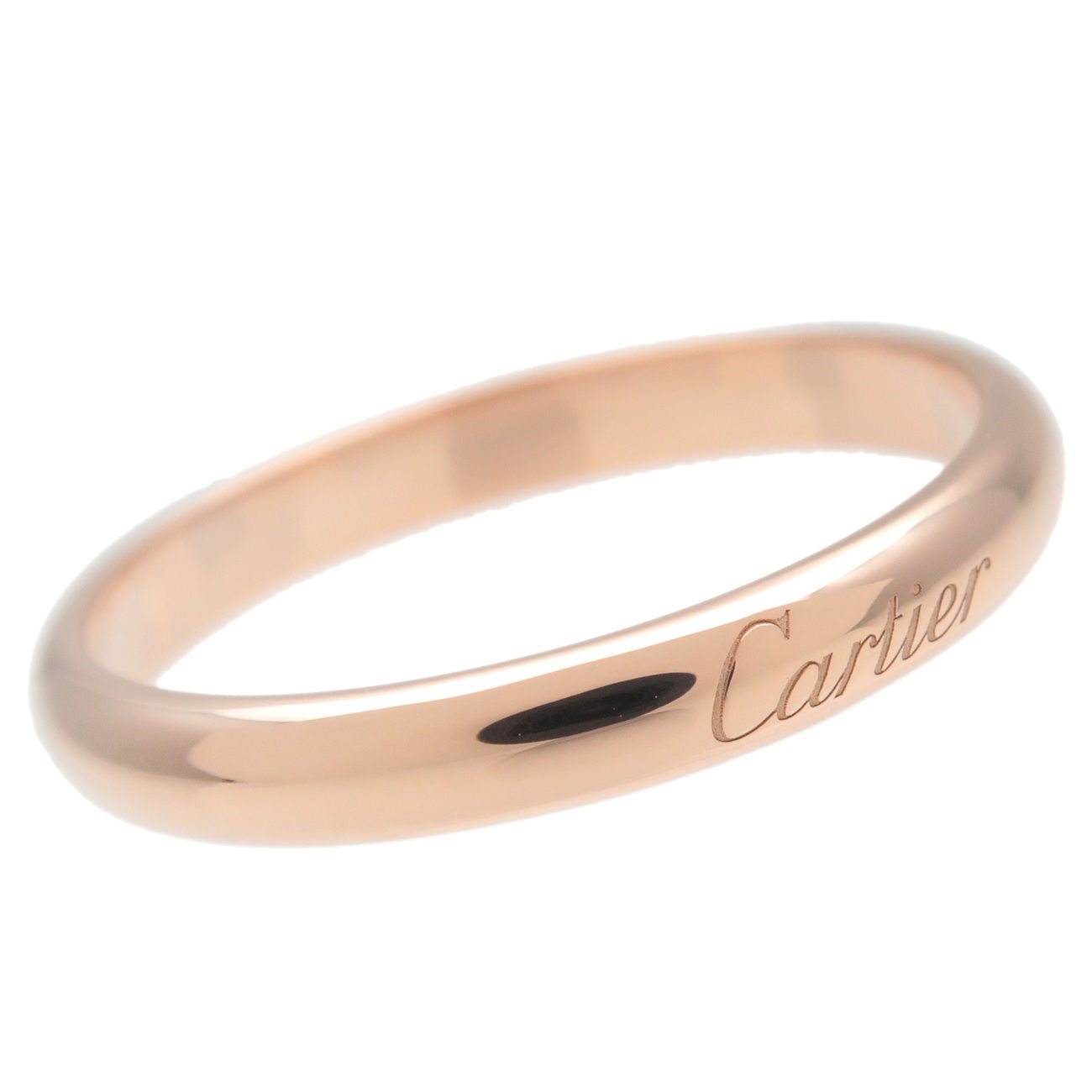 Cartier Wedding Ring K18PG 750PG Rose Gold #60 US9-9.5 EU60