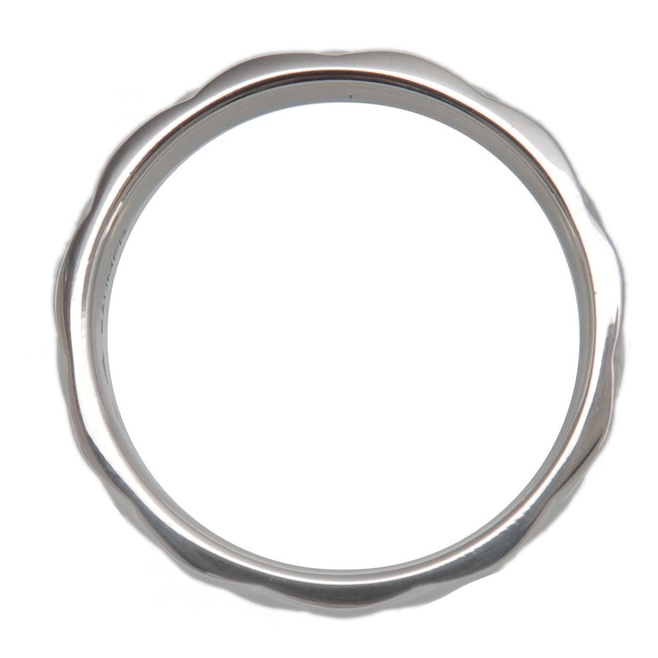 CHANEL Matelasse Ring Medium PT950 Platinum #55 US7-7.5 EU55