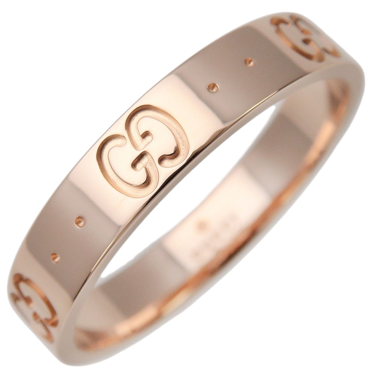 GUCCI-Icon-Ring-K18PG-750PG-Rose-Gold-#20-US9-9.5-EU60