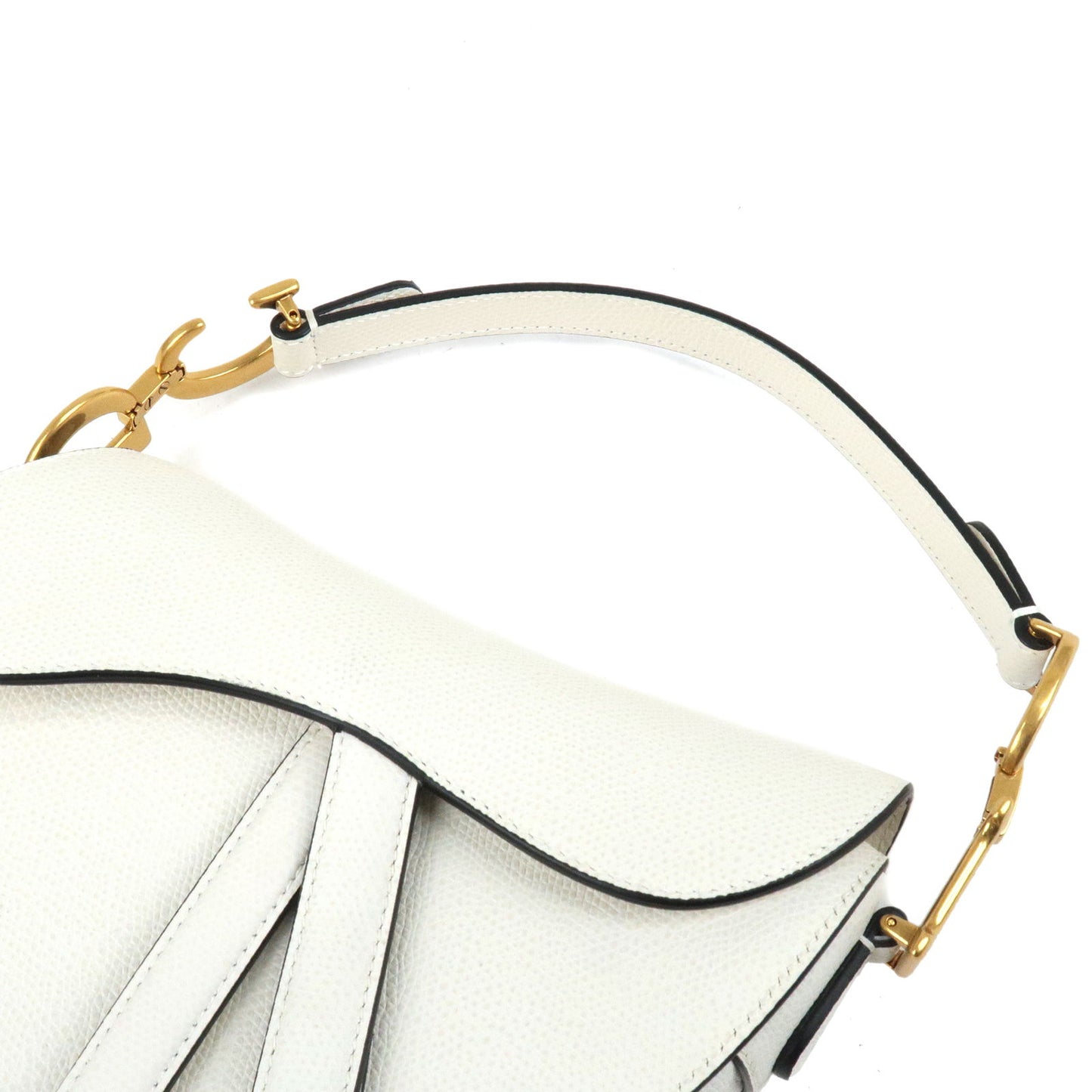 Christian Dior Floral Saddle Bag - White Shoulder Bags, Handbags -  CHR203833