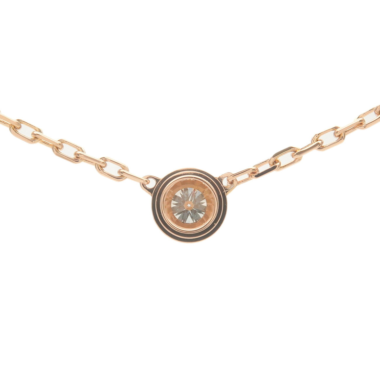 Cartier-Diamants-Légers-Necklace-SM-1P-Diamond-0.09ct-K18-RoseGold