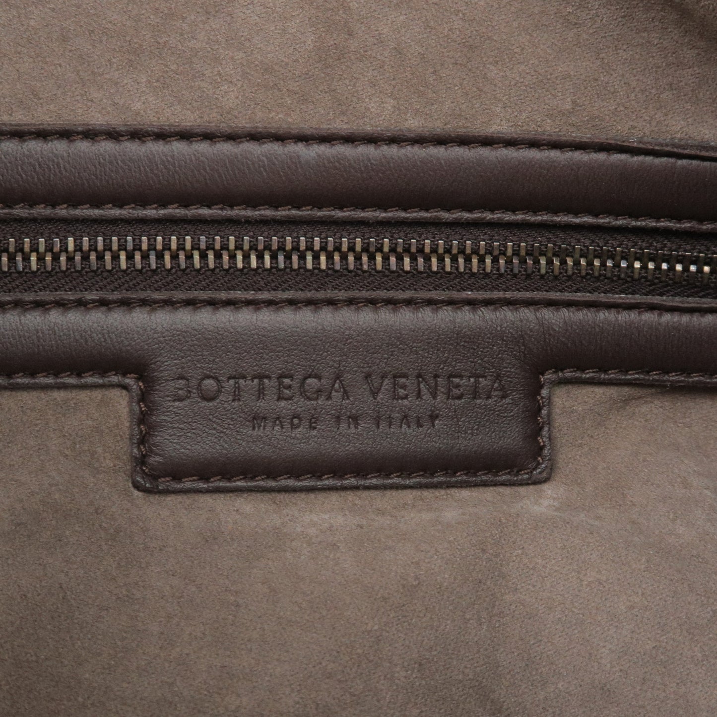 BOTTEGA VENETA Intrecciato Hobo Leather Shoulder Bag Brown 232499