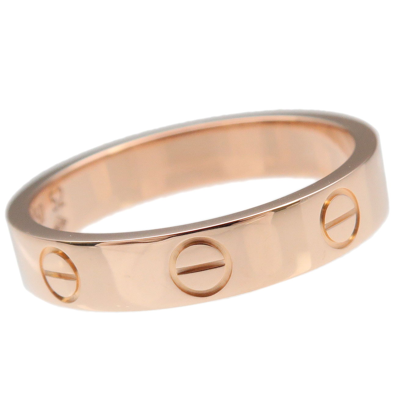 Cartier Mini Love Ring K18PG 750PG Rose Gold 52 US6 EU52