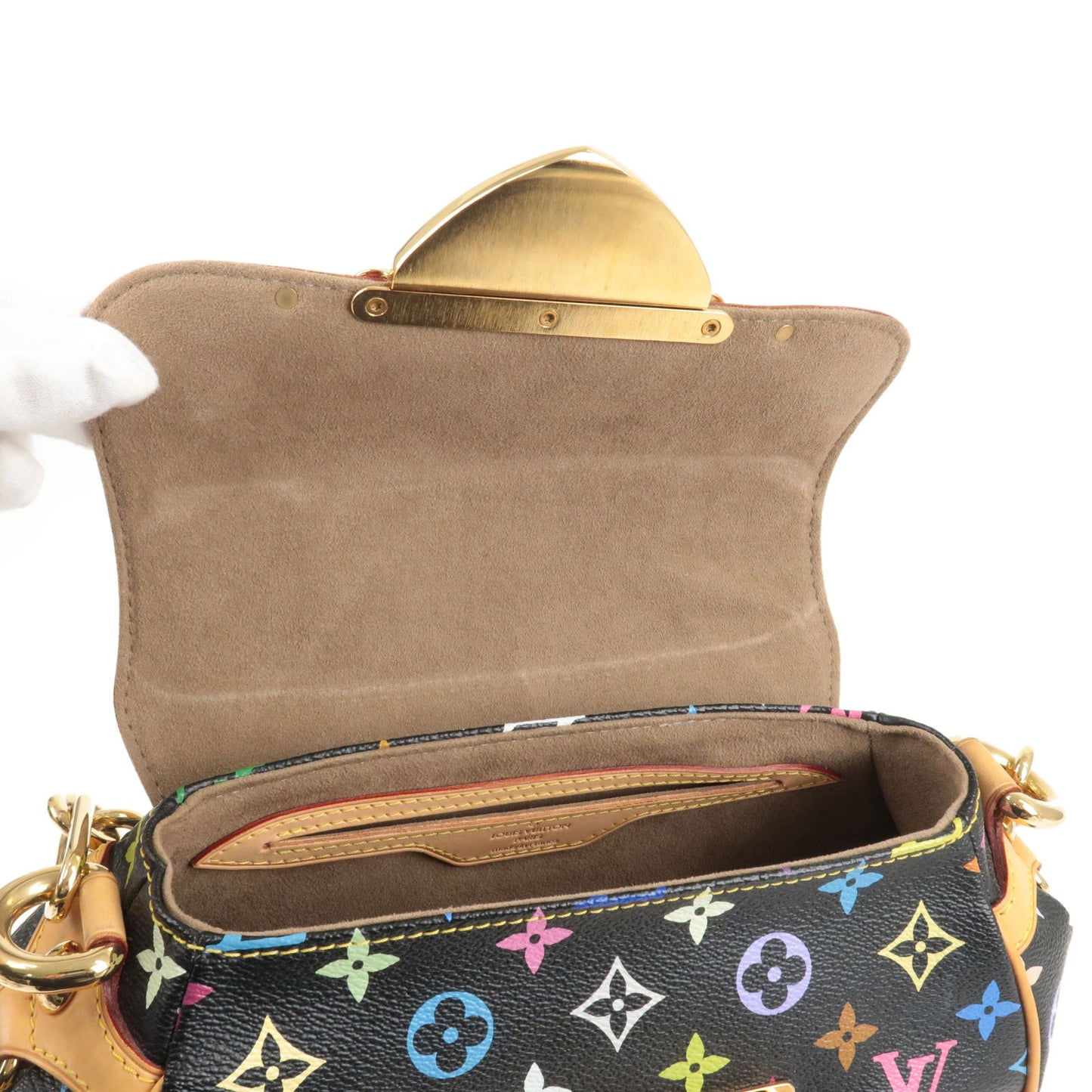 Marilyn cloth handbag Louis Vuitton Multicolour in Cloth - 31812801