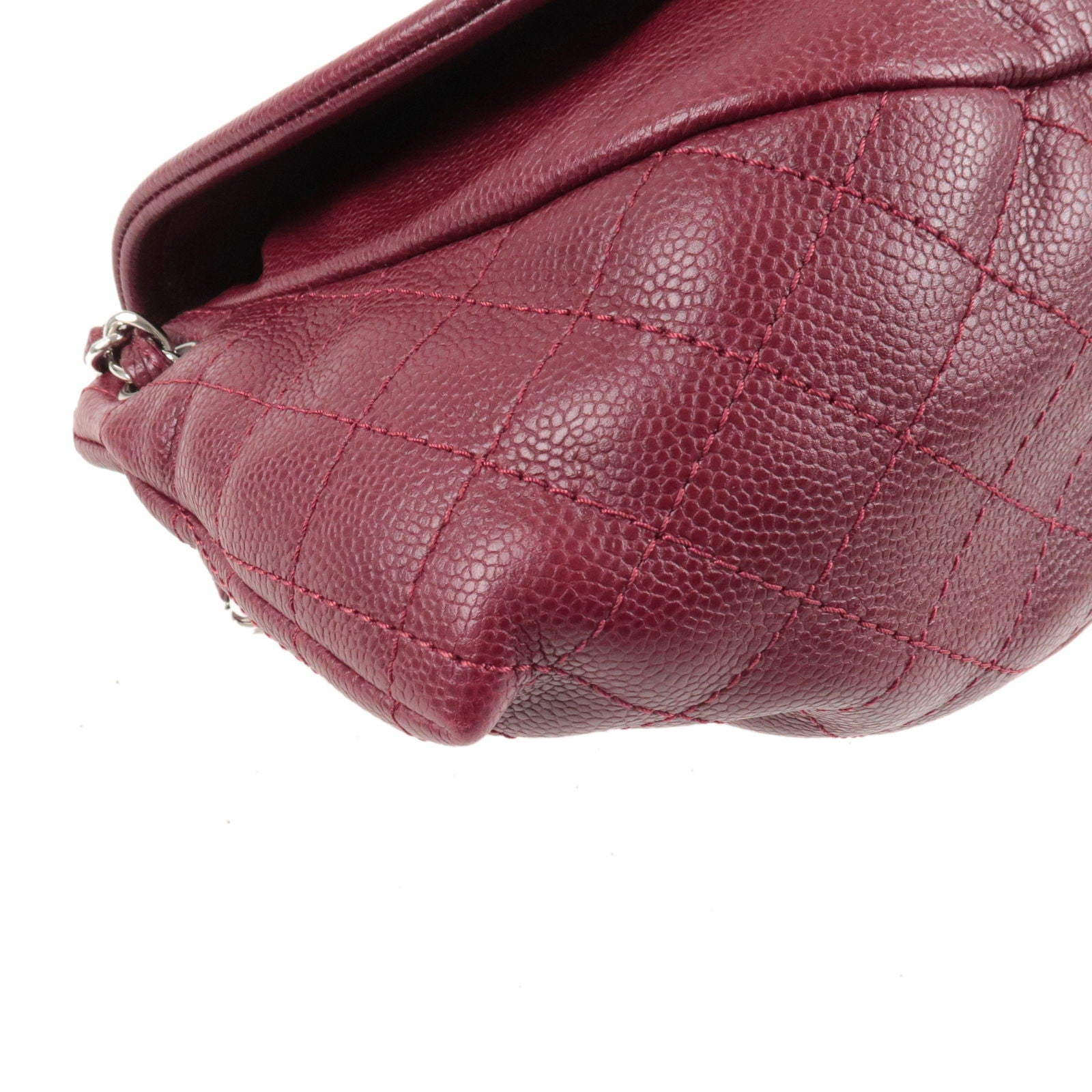 CHANEL-Caviar-Skin-Half-Moon-Chain-Shoulder-Bag-Bordeux-Red –  dct-ep_vintage luxury Store