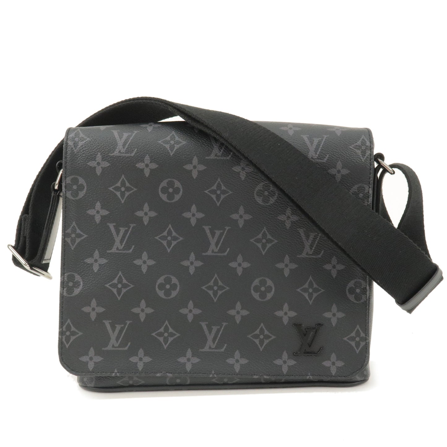 Louis-Vuitton-Monogram-Eclipse-District-PM-NV2-Shoulder-Bag-M45272 