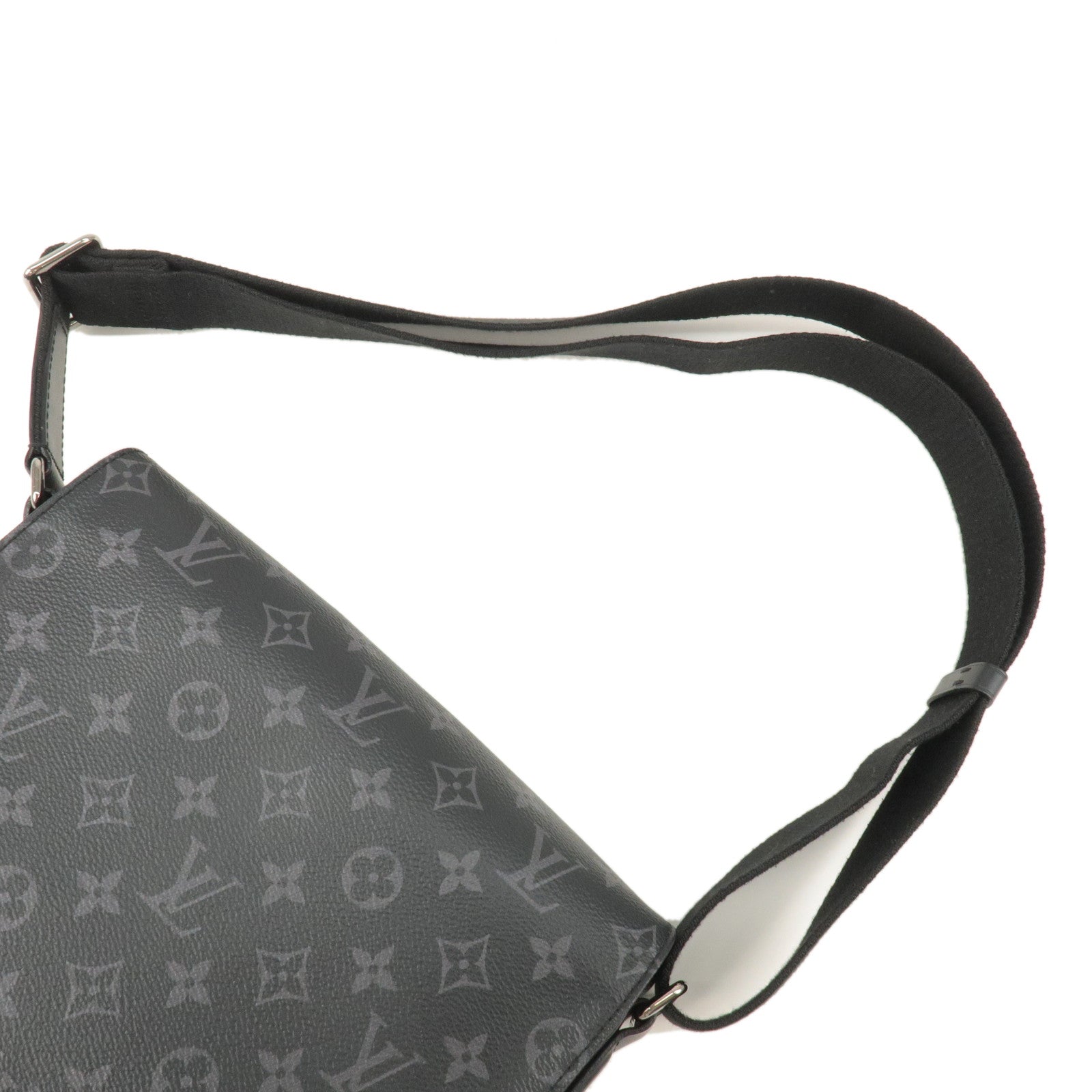 Louis Vuitton Monogram Black Eclipse District PM Messenger Bag
