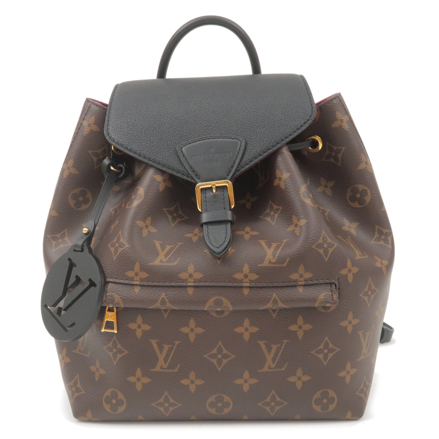 Louis Vuitton Montsouris NM Backpack Monogram Canvas with Leather PM Black  2282431