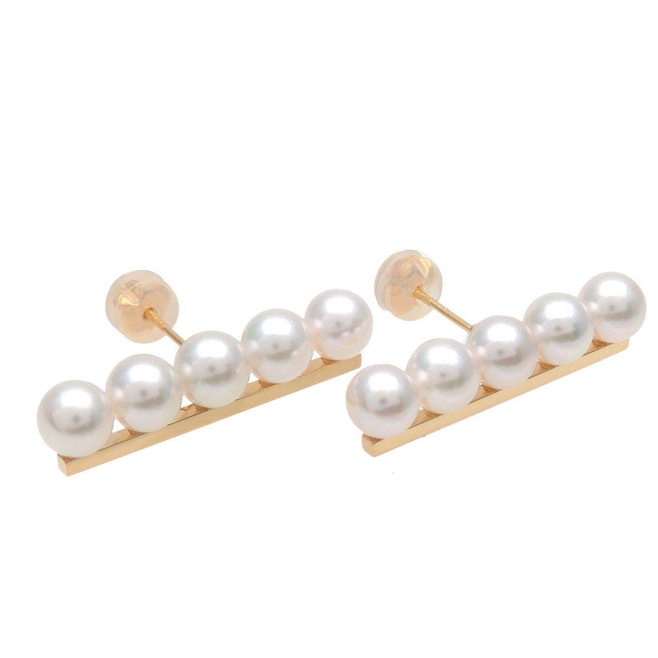 TASAKI Pearl Balance Plus Earrings K18YG 750YG Pearl Yellow Gold