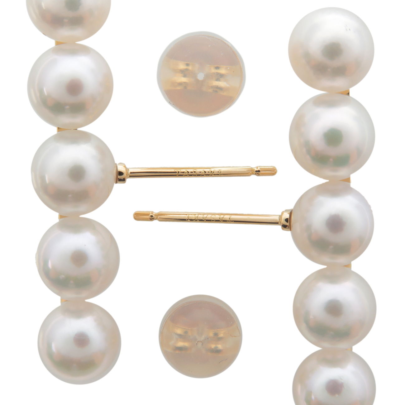 TASAKI Pearl Balance Plus Earrings K18YG 750YG Pearl Yellow Gold