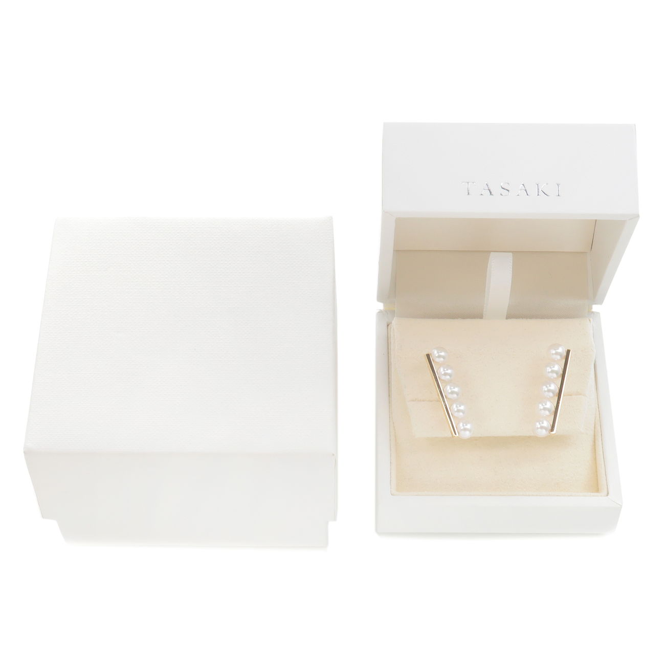 TASAKI Pearl Balance Plus Earrings K18YG 750YG Pearl Yellow Gold