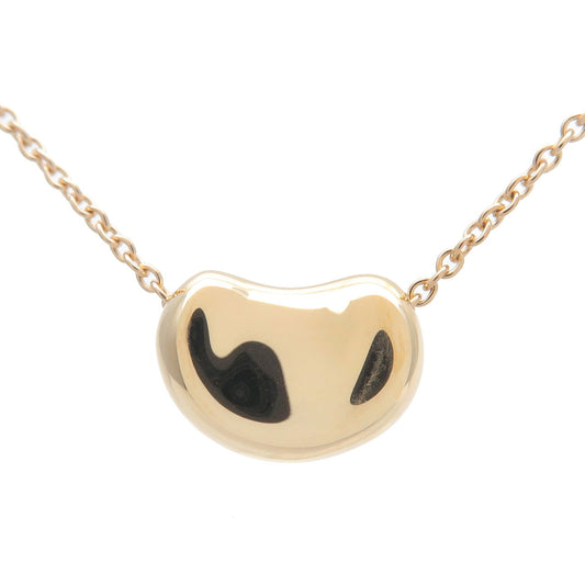 Tiffany&Co.-Bean-Necklace-Pendant-K18YG-750YG-Yellow-Gold