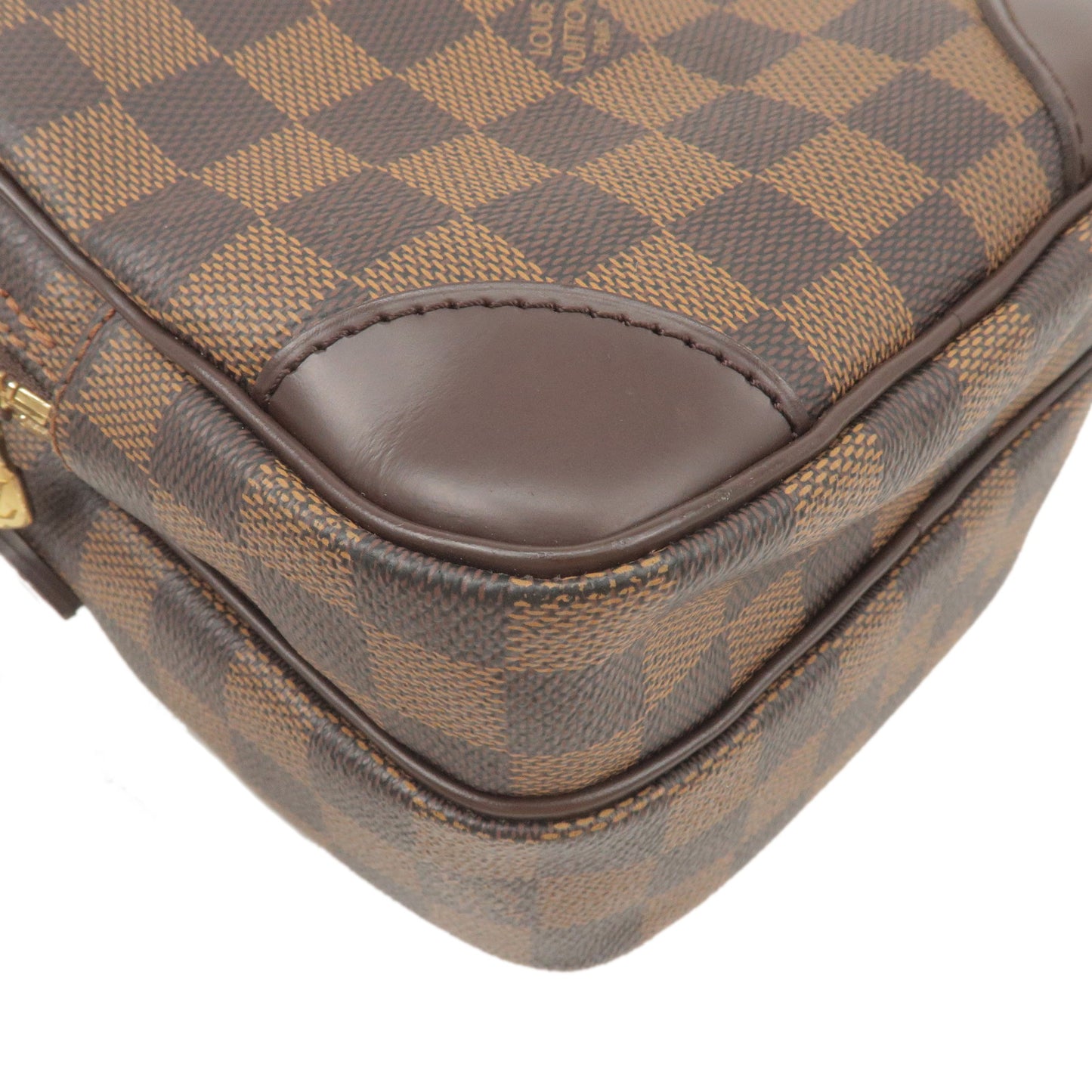 Louis Vuitton Damier Amazone Shoulder Bag SPO Brown N48074