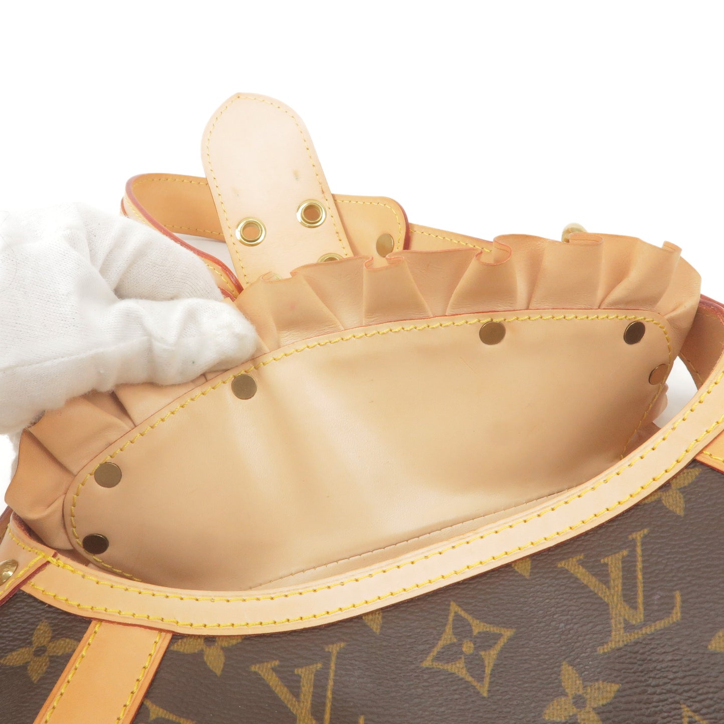 Authentic Louis Vuitton Monogram Leonor Hand Bag Shoulder Bag
