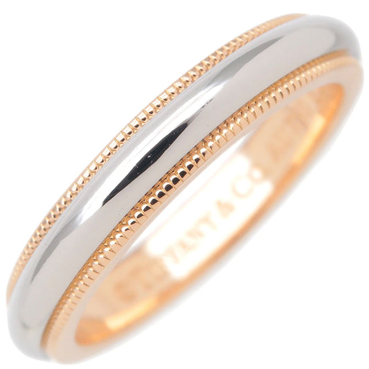 Tiffany&Co.-Milgrain-Band-Ring-K18-Rose-Gold-PT950-US5.5-EU50.5