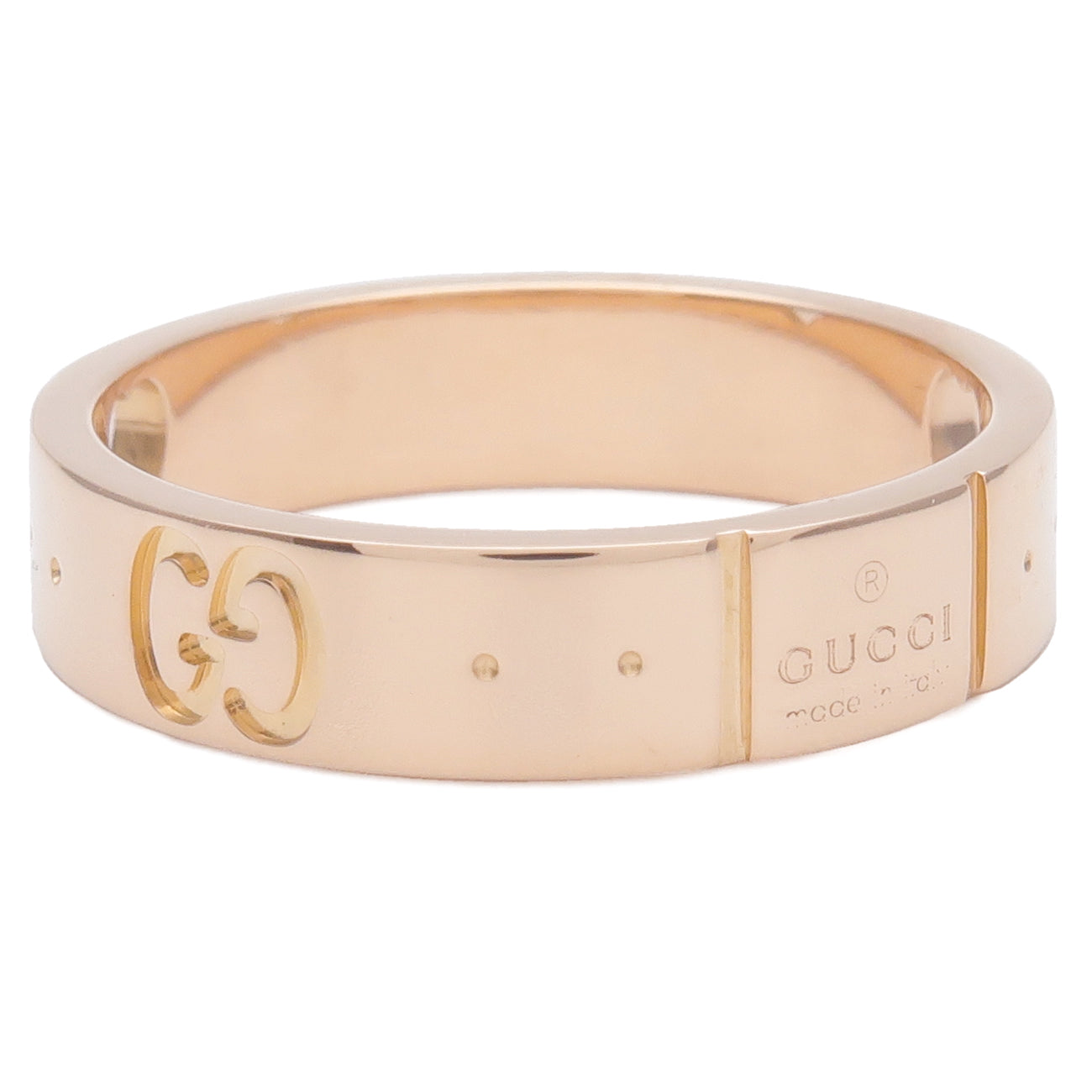 GUCCI-Icon-Amour-Ring-K18PG-750PG-Rose-Gold-#8-US4.5-EU48 – dct