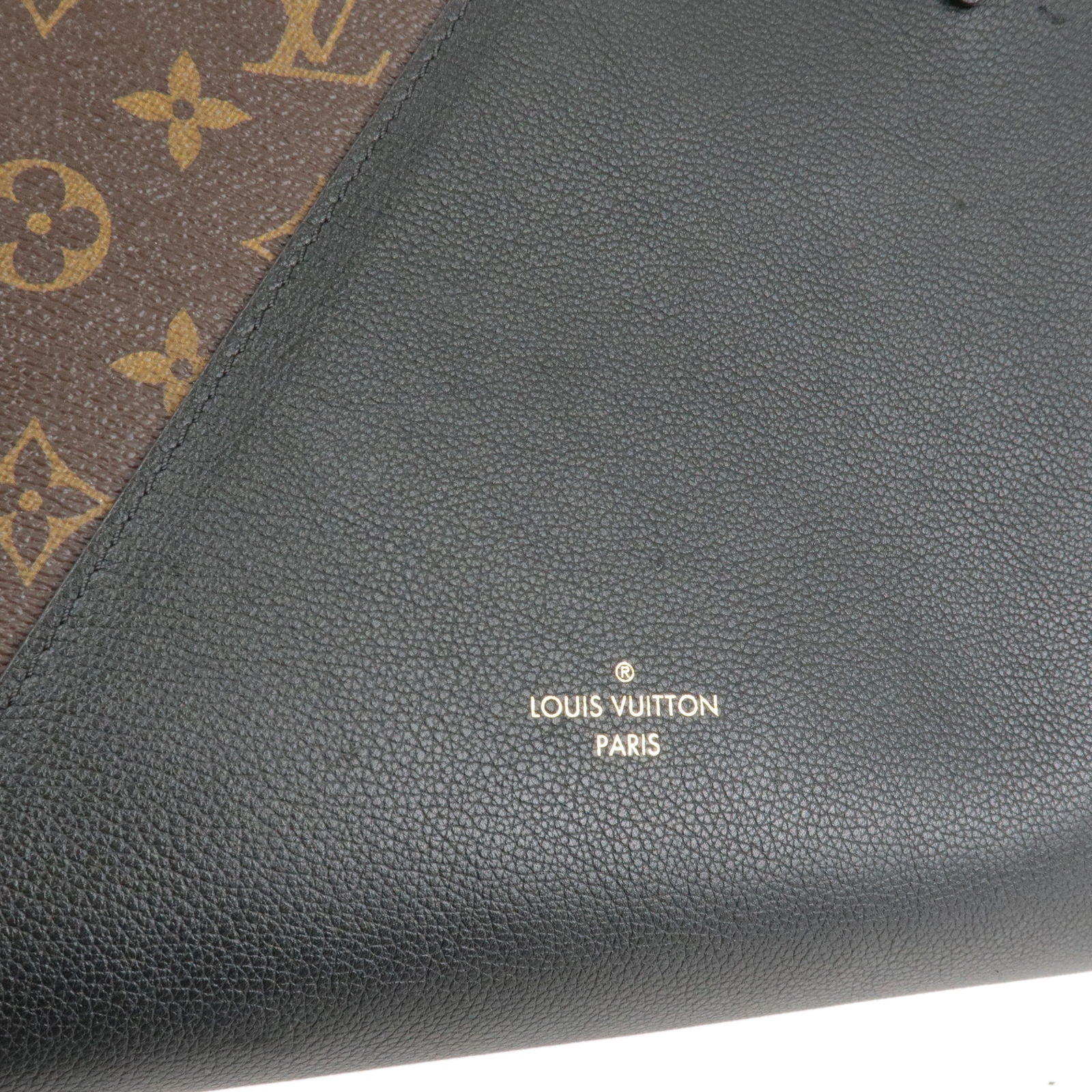 LOUIS VUITTON Monogram Kimono Wallet Noir