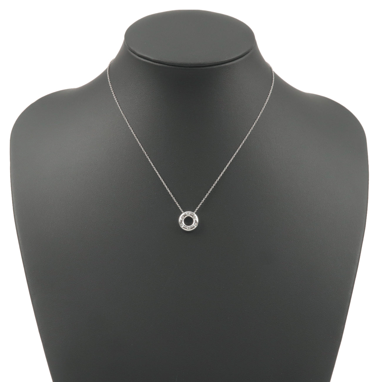 Tiffany&Co. Dots Circle 6P Diamond Necklace PT950 Platinum