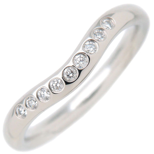 Tiffany&Co.-Curved-Band-Ring-9P-Diamond-Platinum-US4-4.5-EU48