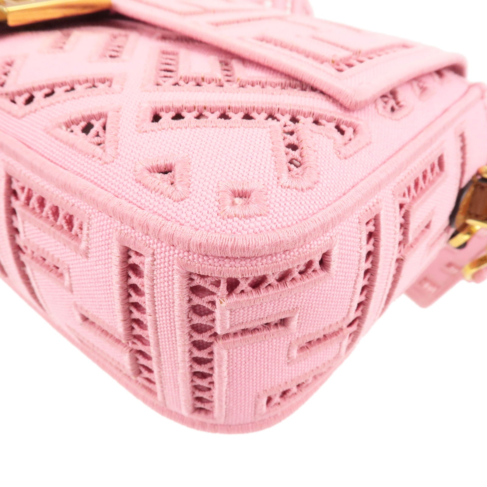 FENDI 8BR600AV26F1PIY 関税送料込 FENDI フェンディ バゲッド ショルダー バッグ シルク 8BR600の