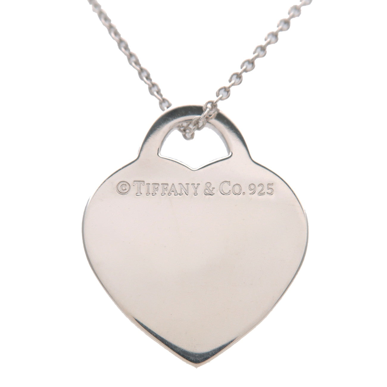 Tiffany&Co. Return to Tiffany Heart Tag Necklace SV925 Silver