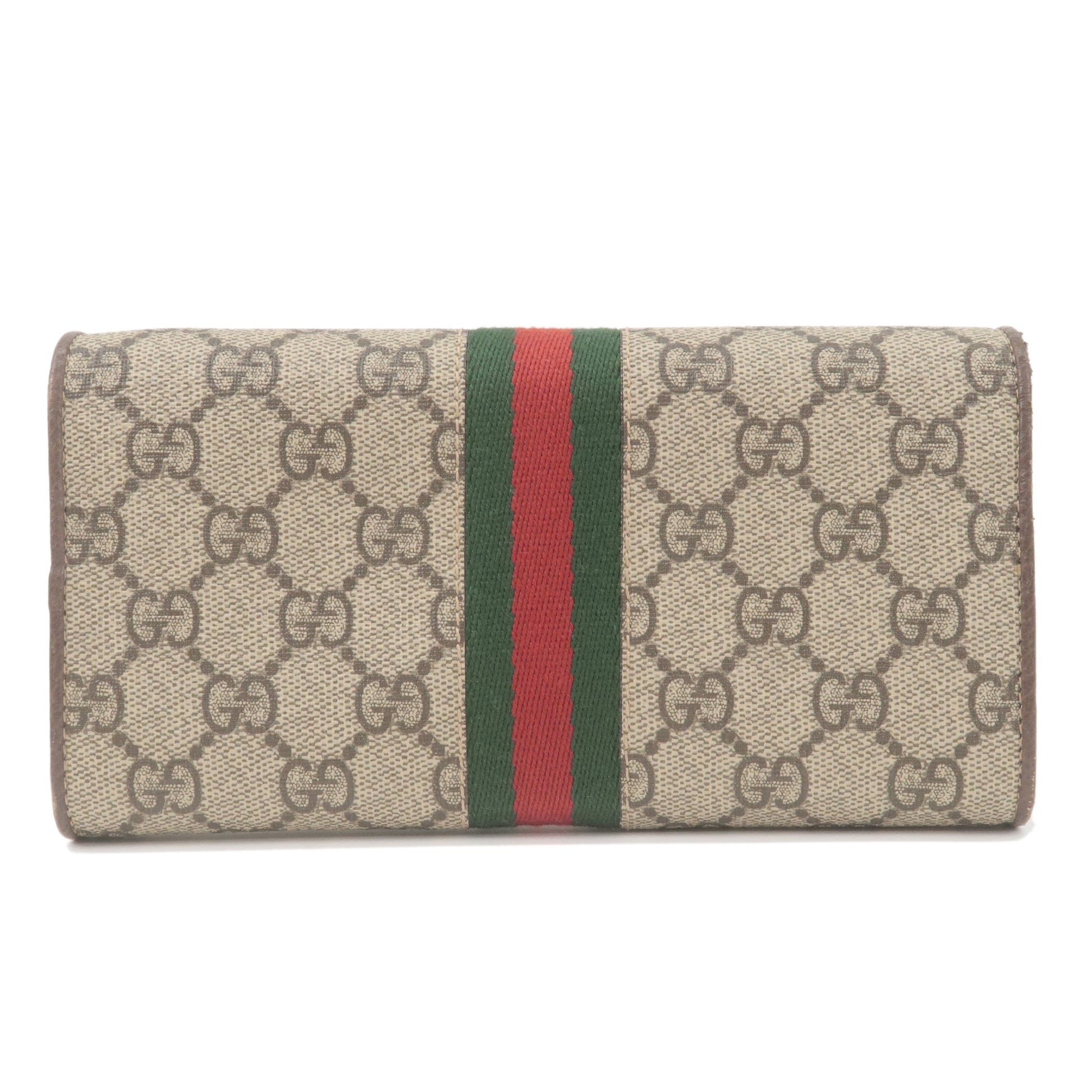 Gucci Ophidia Long Wallet - Brown