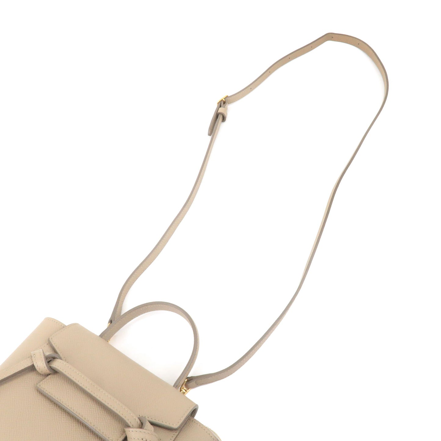 CELINE-Leather-Pico-Belt-Bag-Shoulder-Bag-Light-Taupe-194263