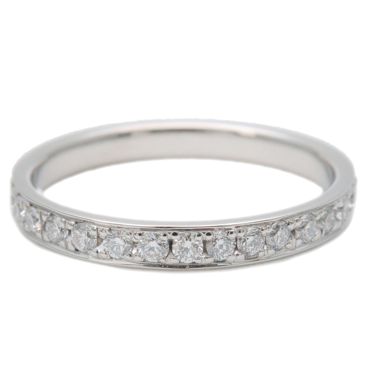 VENDOME AOYAMA Full Eternity Diamond Ring 0.46ct Platinum US5.5-6