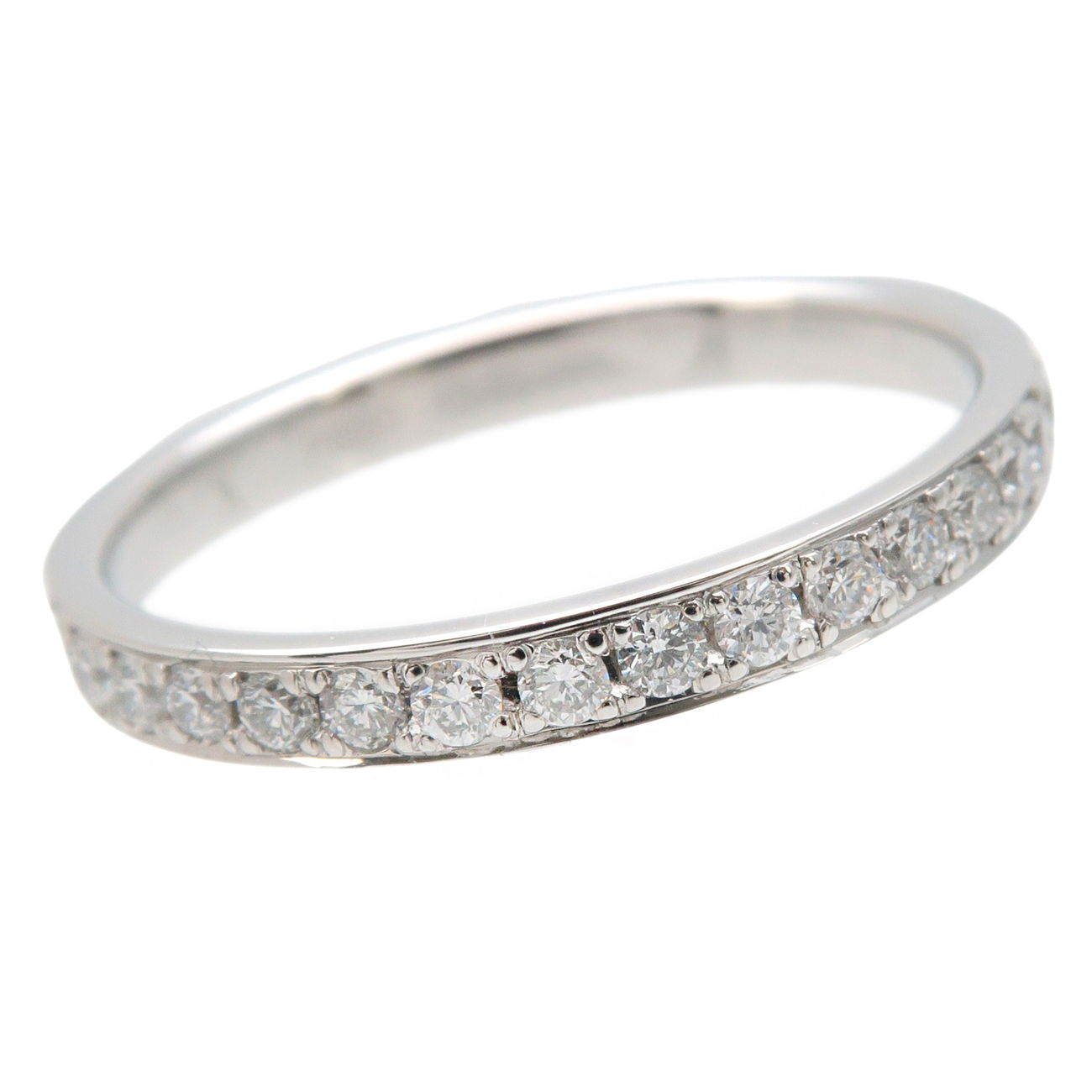 VENDOME AOYAMA Full Eternity Diamond Ring 0.46ct Platinum US5.5-6