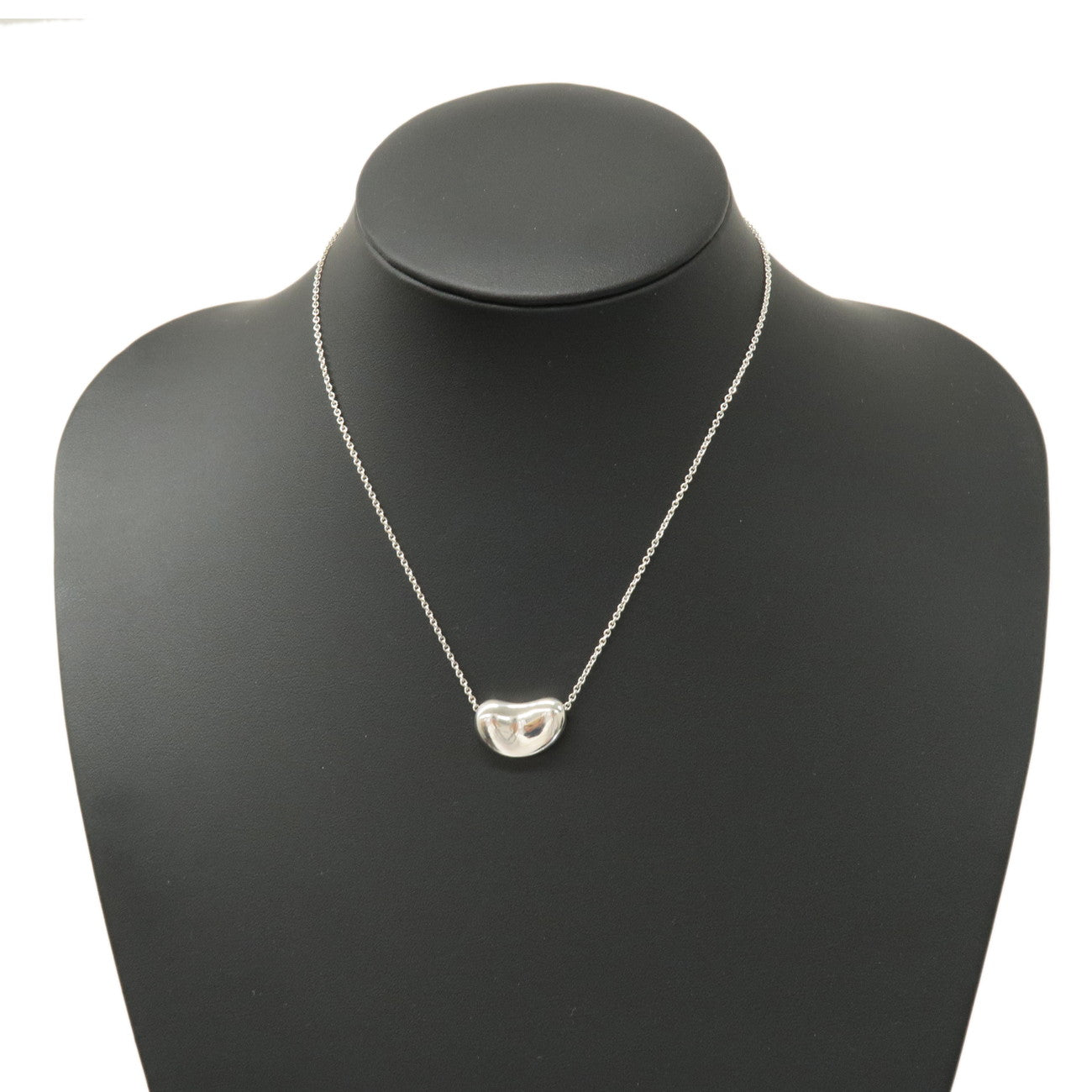 Tiffany&Co. Bean Necklace Medium Size Charm SV925 Silver 925