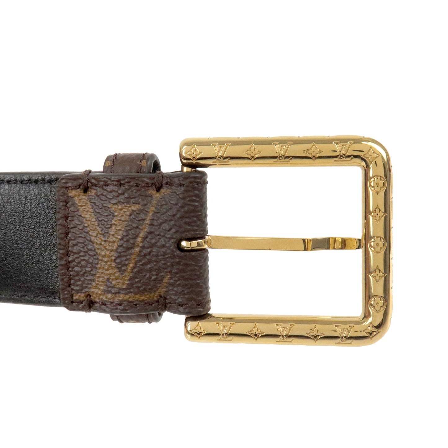 Louis-Vuitton-Monogram-Saint-Tulle-Daily-Belt-85/34-Noir-M0195 –  dct-ep_vintage luxury Store